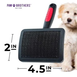 Ryan's Pet Supplies Paw Brothers Universal Type Slicker Brush Large - Hard Pins