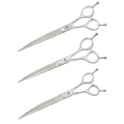 Ryan's Pet Supplies Perfect Groom - Aspire Curved Grooming Sheers - 3 Sizes