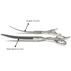 Ryan's Pet Supplies Perfect Groom Aspire 7.5 Inch SUPER Curved Shears
