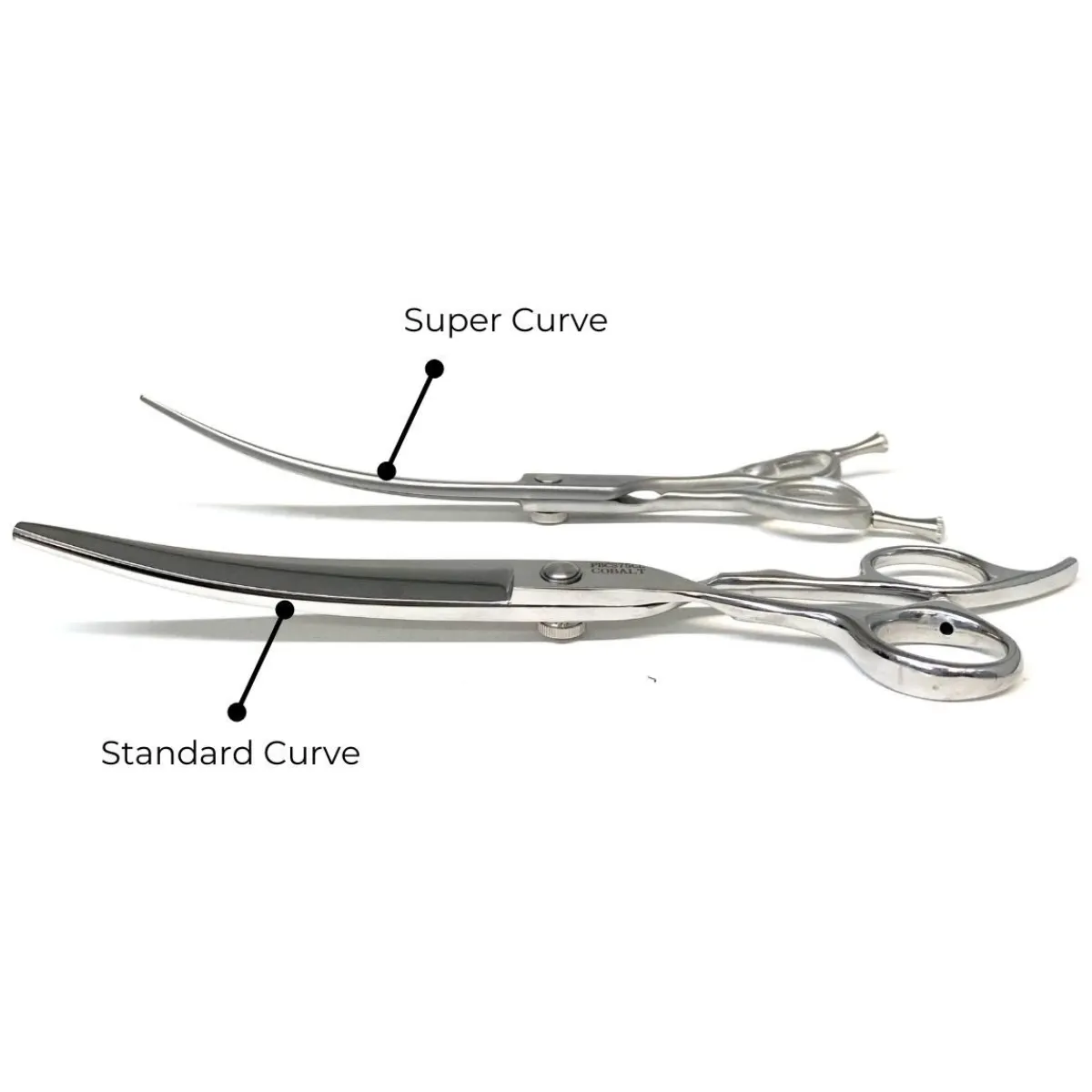 Ryan's Pet Supplies Perfect Groom Aspire 7.5 Inch SUPER Curved Shears