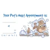 Ryan's Pet Supplies Pet Appointment Kards - 100 Count