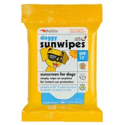 Ryan's Pet Supplies Petkin Vanilla Coconut Scented SPF 15 Doggy Sun Wipes - 20ct