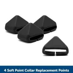 Ryan's Pet Supplies Petsafe Soft Point Black Training Collar Replacement 4-Pack