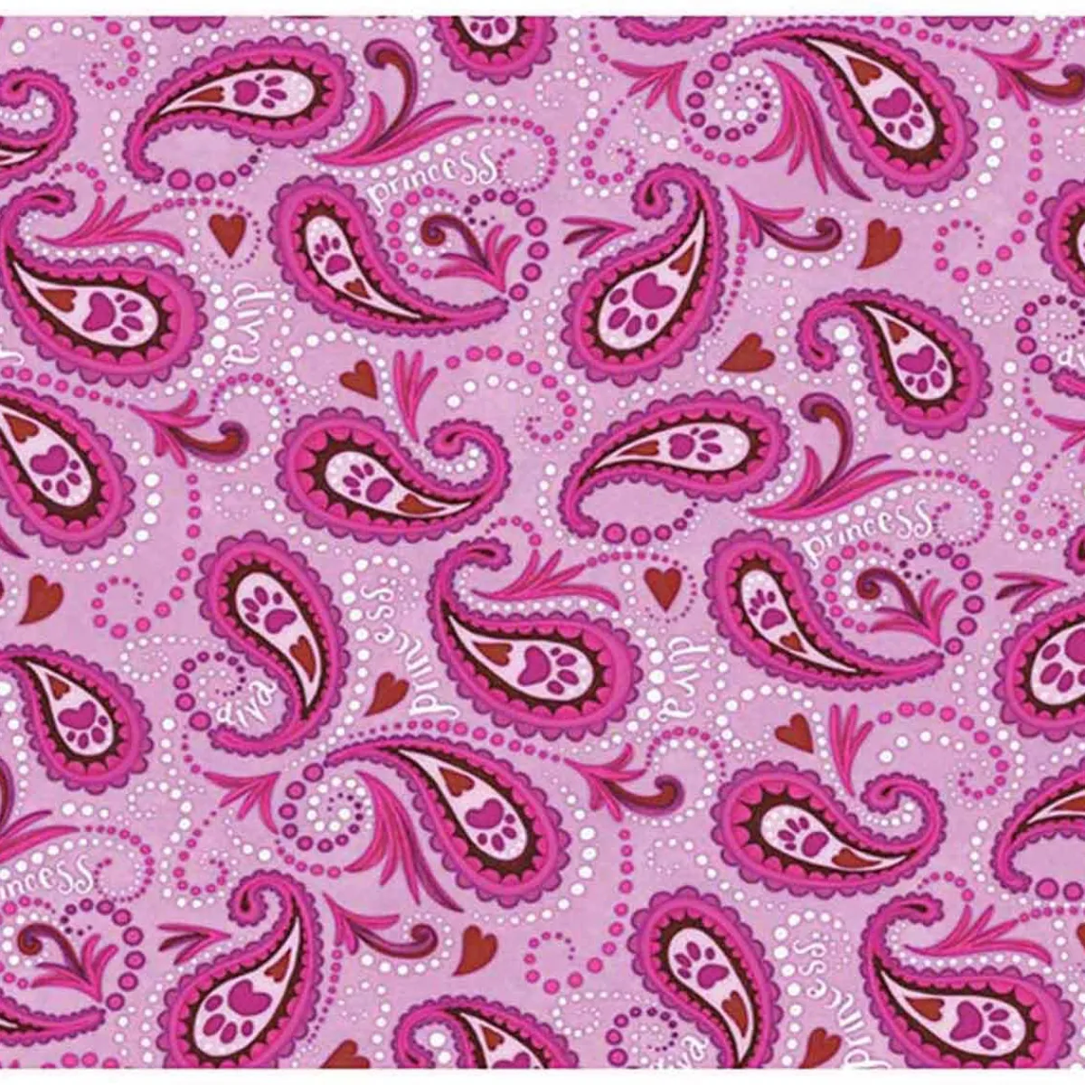 Ryan's Pet Supplies Princess Paw Paisley Pet Bandana