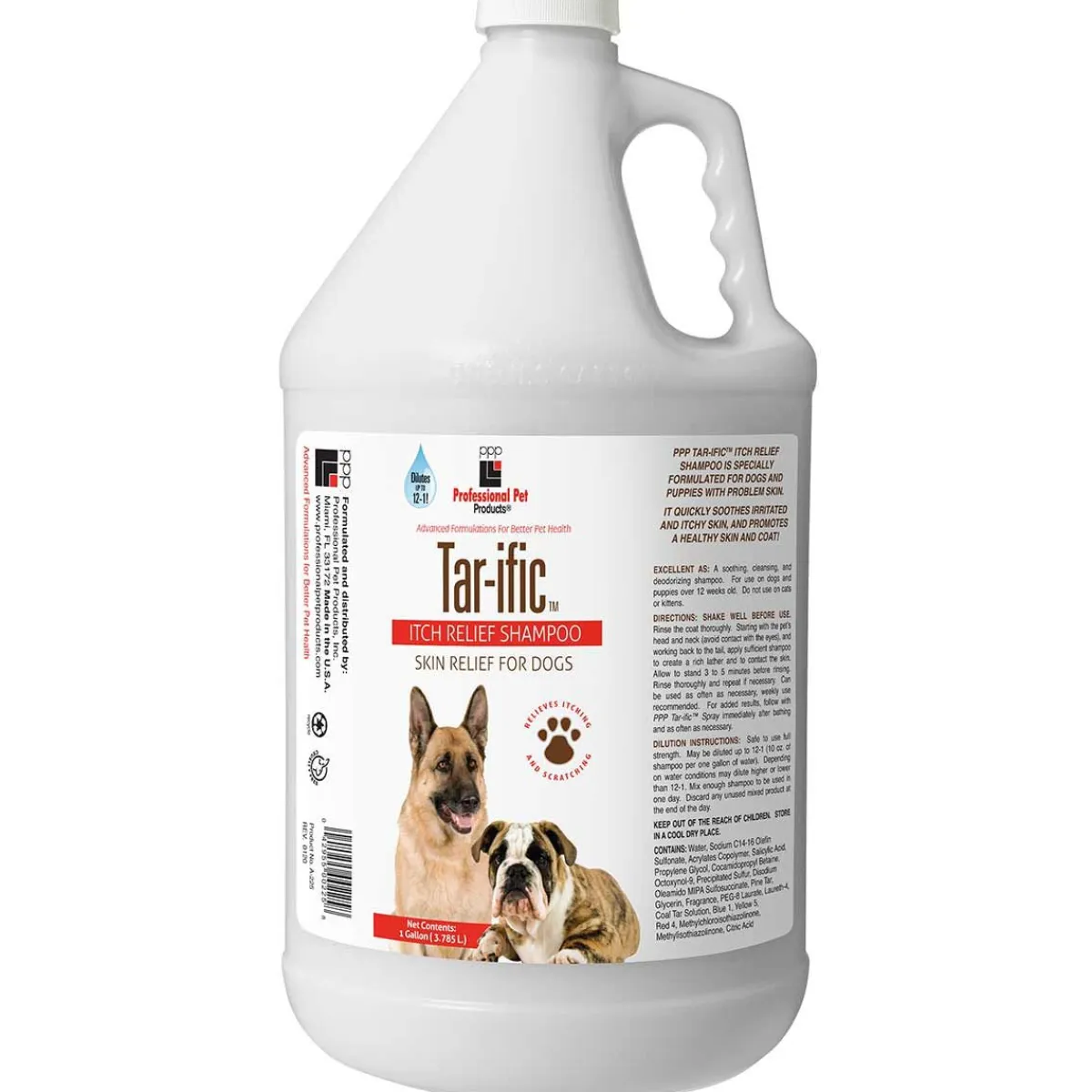 Ryan's Pet Supplies Professional Pet Products Tar-Ific Skin Relief Shampoo 12:1