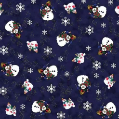 Ryan's Pet Supplies Snowmen with Snowflakes Bandana