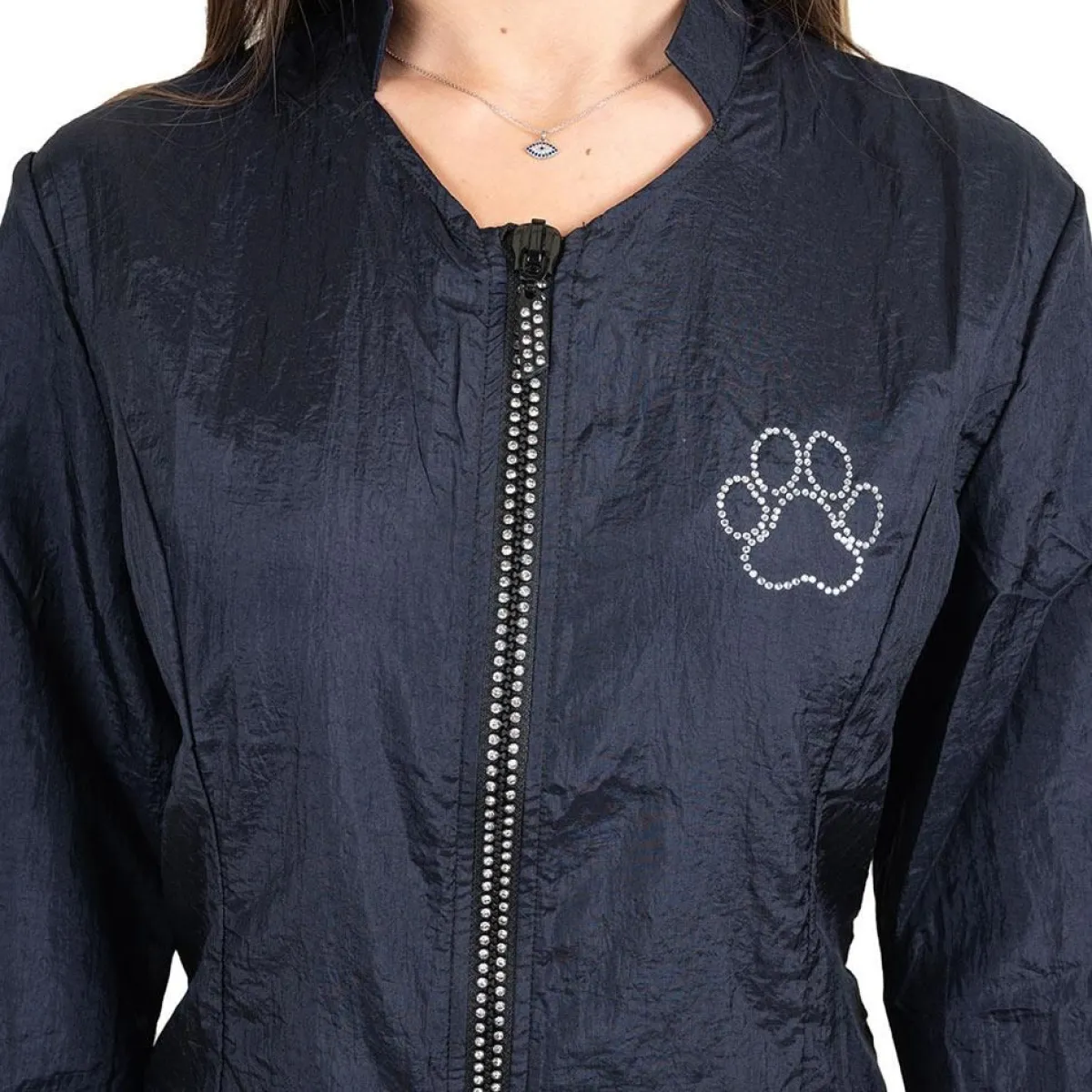Ryan's Pet Supplies Tikima Aleria Jacket with Rhinestone Front Zipper XLarge-2X-Large