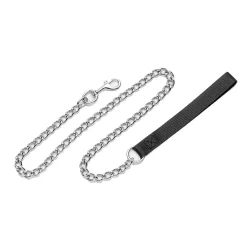 Ryan's Pet Supplies Titan Chain Leash With Nylon Handle 6' (4.0mm)