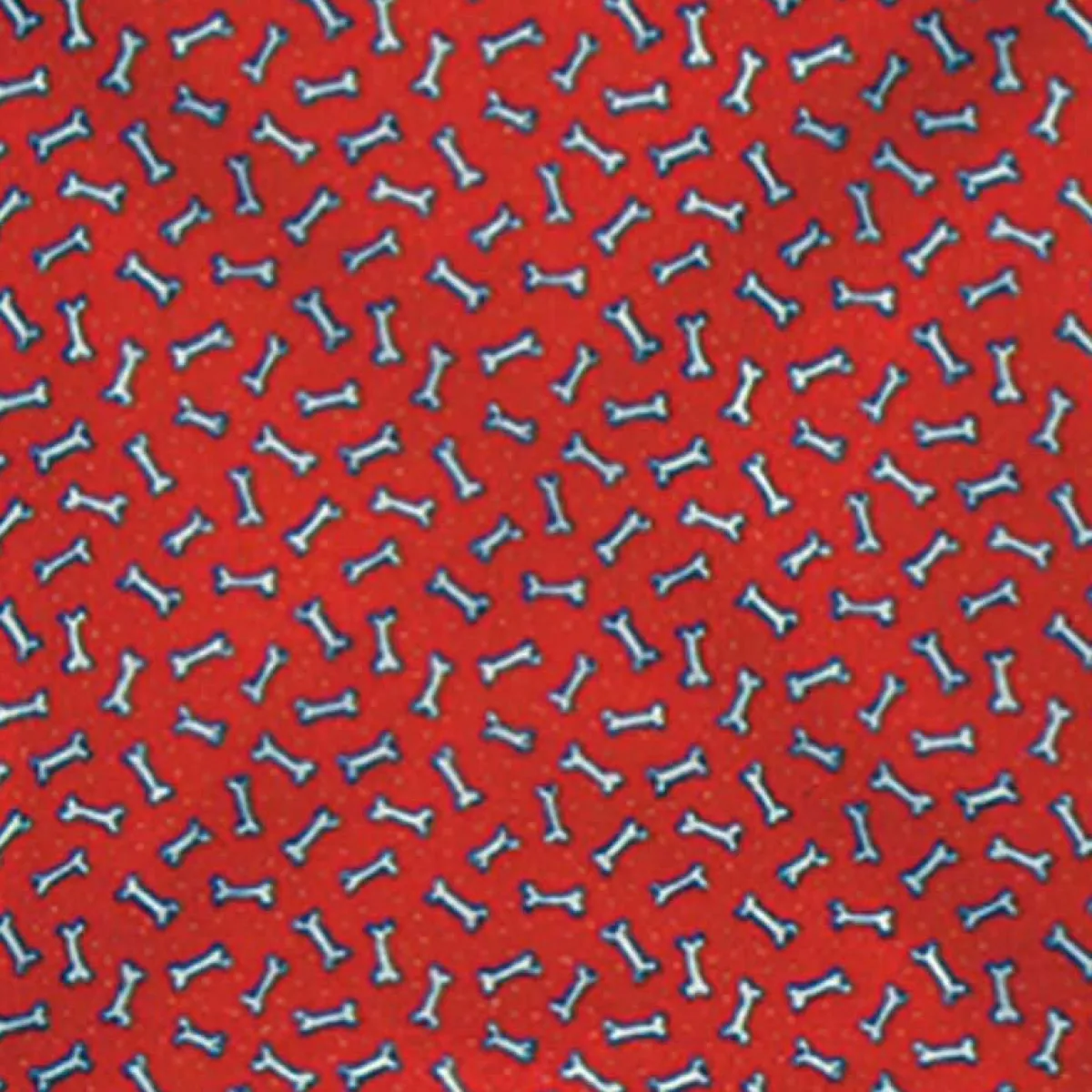 Ryan's Pet Supplies Tossed Bones Red Pet Bandana