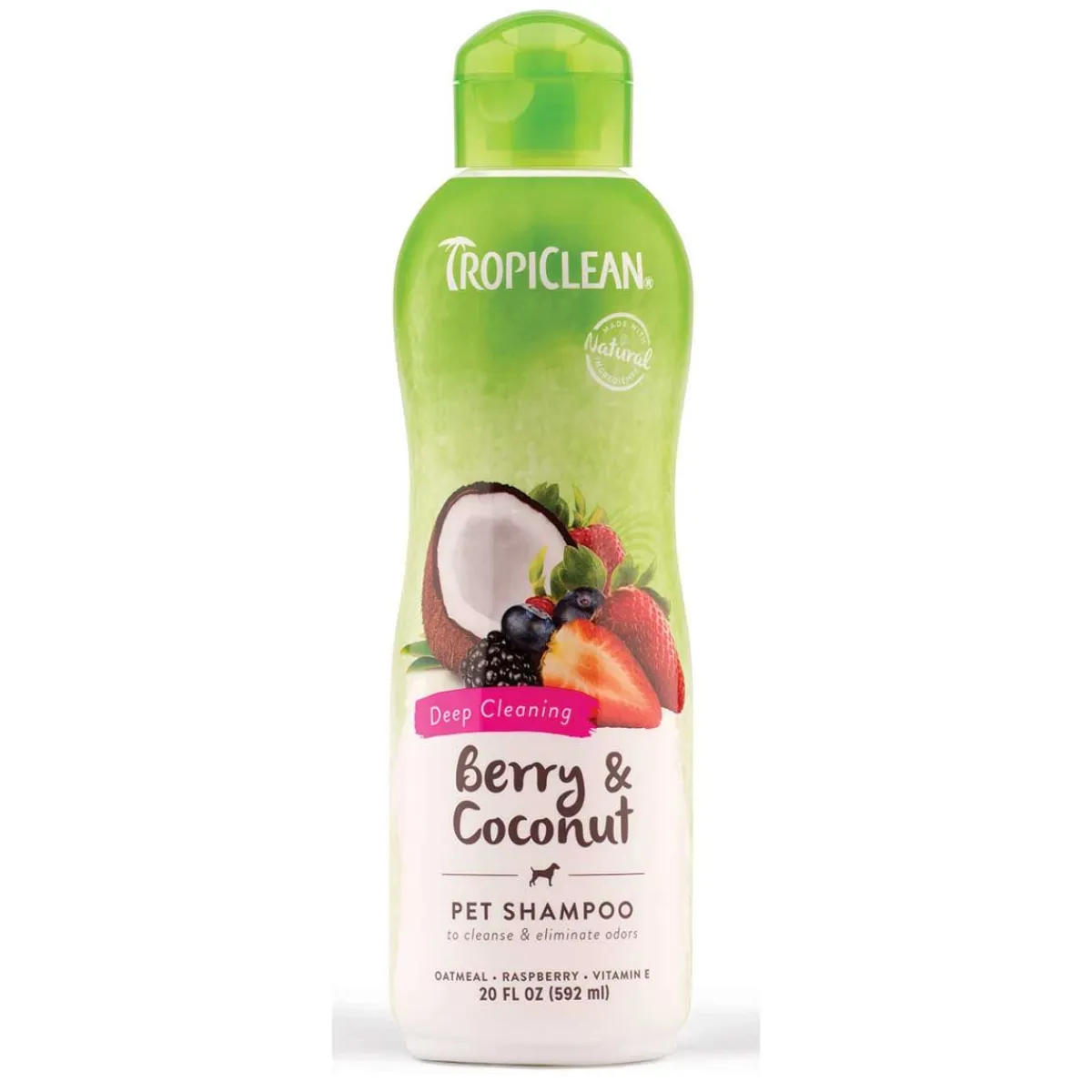 Ryan's Pet Supplies Tropiclean Deep Cleaning Berry & Coconut Shampoo 16:1