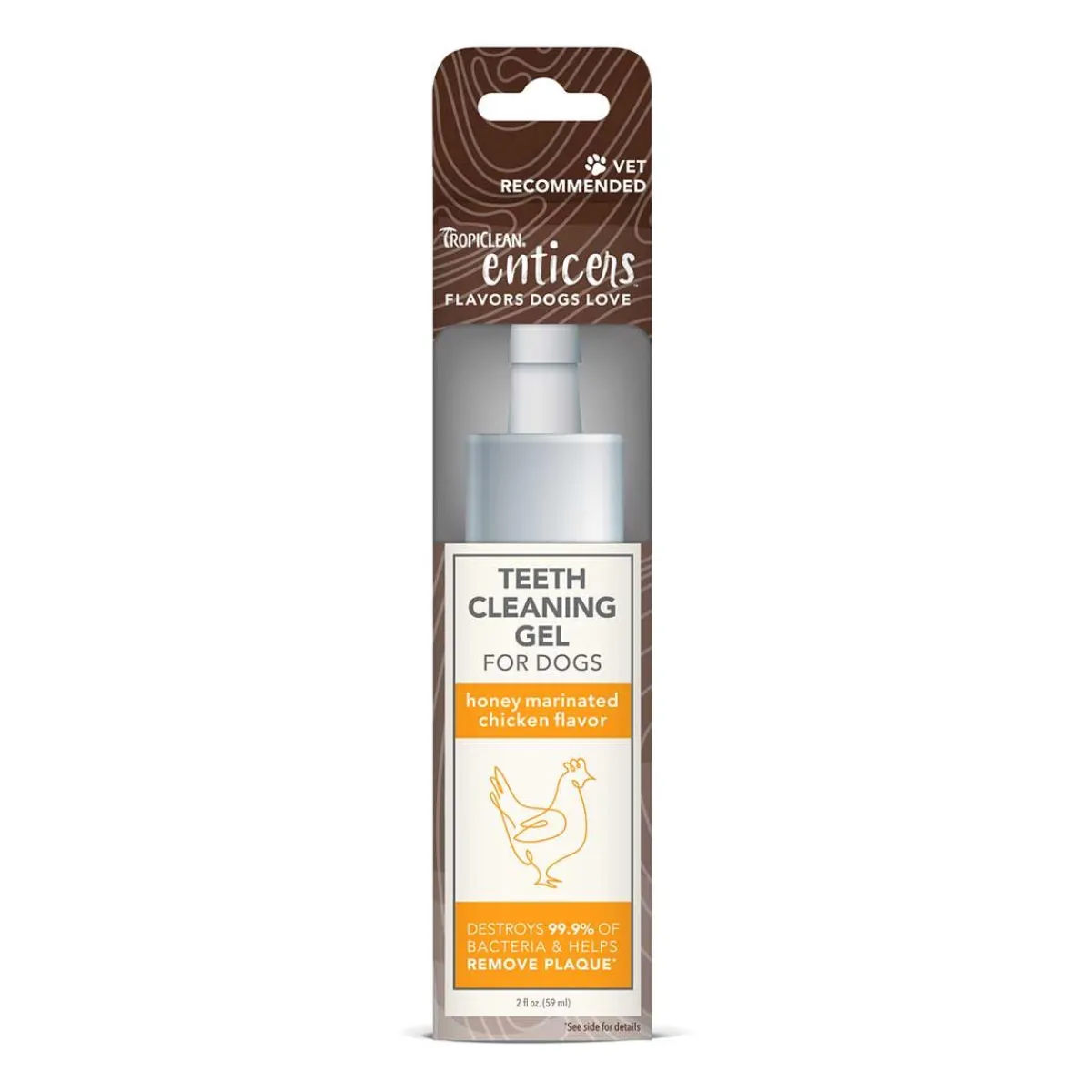 Ryan's Pet Supplies Tropiclean Enticers Teeth Cleaning Gel 2 oz