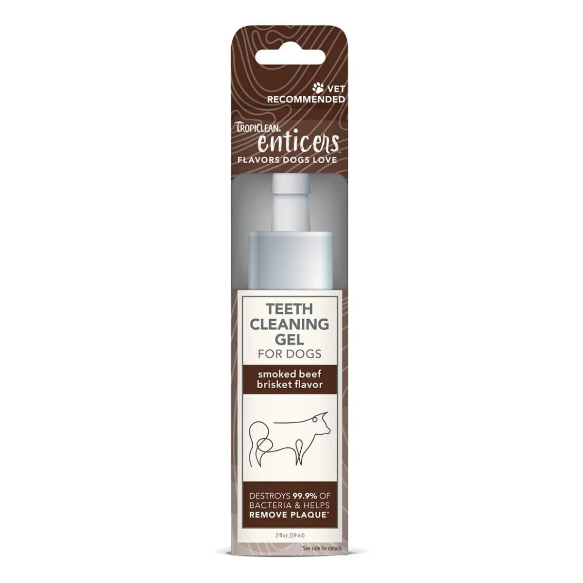 Ryan's Pet Supplies Tropiclean Enticers Teeth Cleaning Gel 2 oz