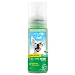 Ryan's Pet Supplies Tropiclean Fresh Breath Oral Care Fresh Mint Foam 4.5 oz