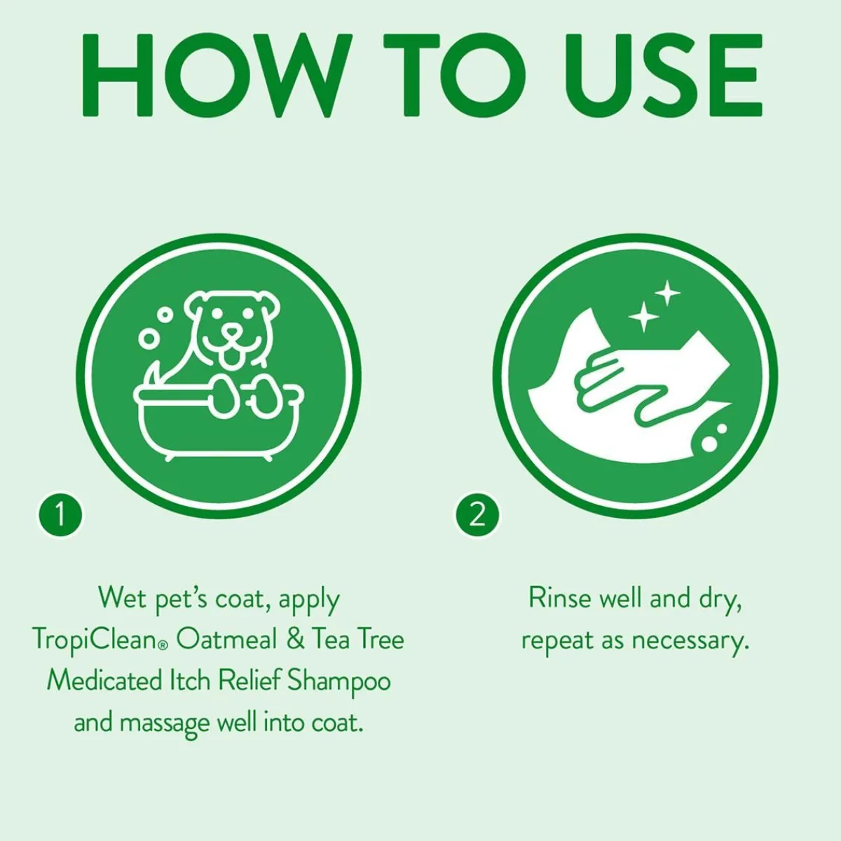 Ryan's Pet Supplies Tropiclean Oatmeal & Tea Tree Medicated Shampoo 5:1