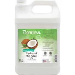 Ryan's Pet Supplies Tropiclean Oatmeal & Tea Tree Medicated Shampoo 5:1