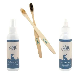 Ryan's Pet Supplies TruCraft Professional Dental Kit With Mint Spray & PB Gel