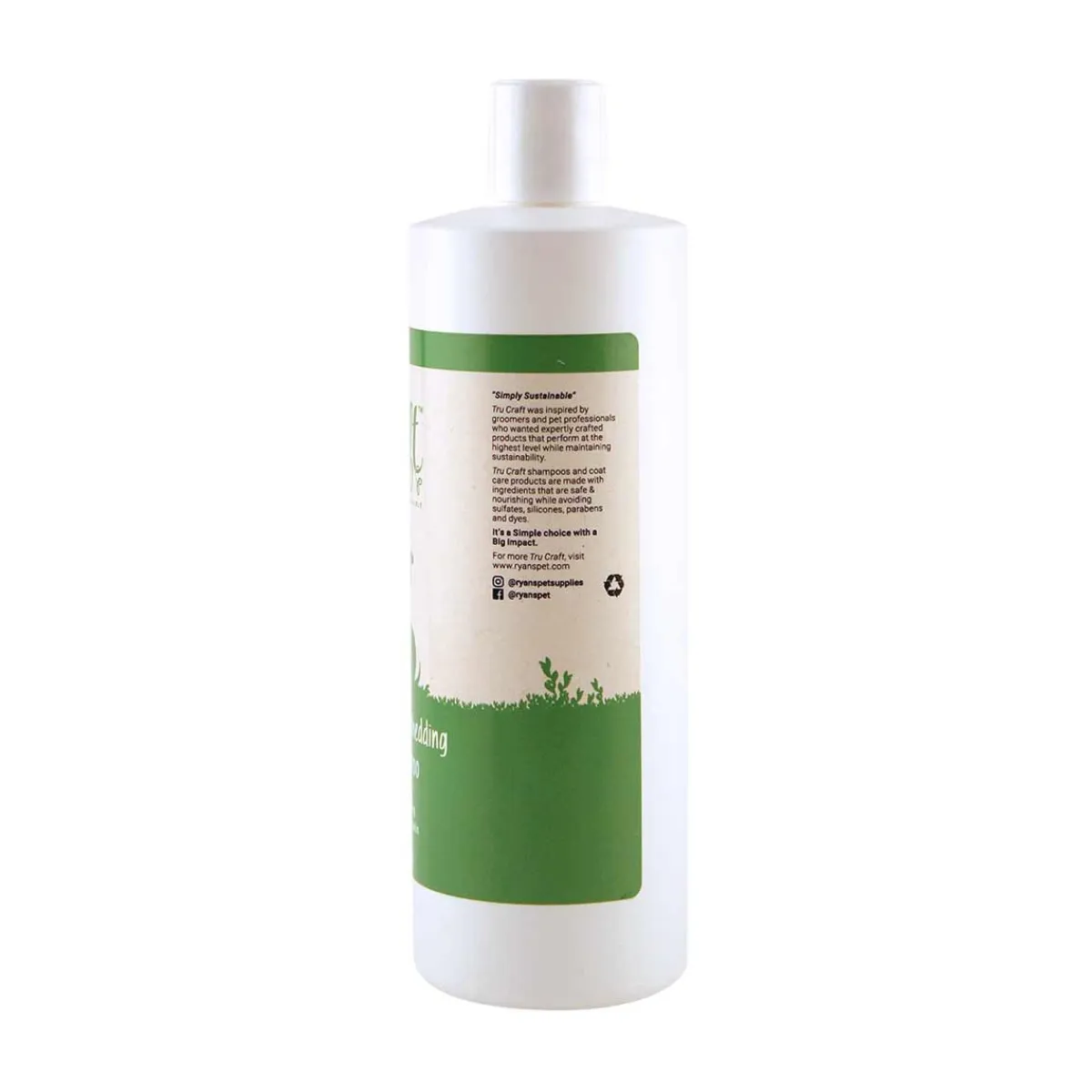 Ryan's Pet Supplies TruCraft Rosmarinus Deshedding Pet Shampoo 16:1