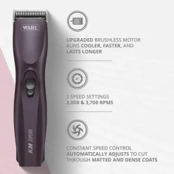 Ryan's Pet Supplies Wahl KM Supera 2-Speed Cordless Clipper – Purple