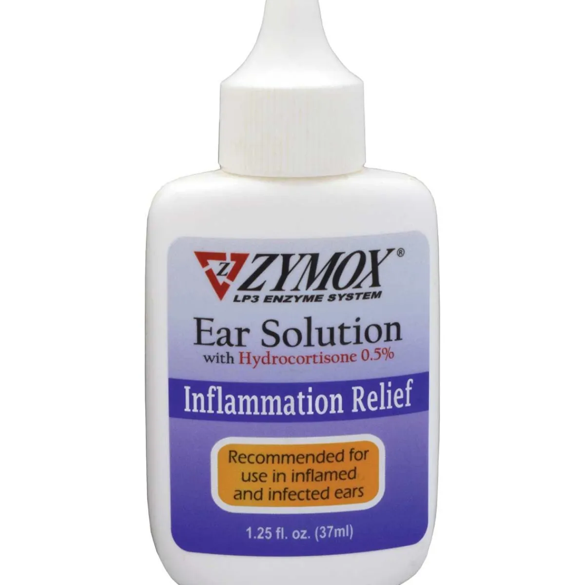 Ryan's Pet Supplies Zymox Enzymatic Ear Solution With HC 0.5% 1.25 oz